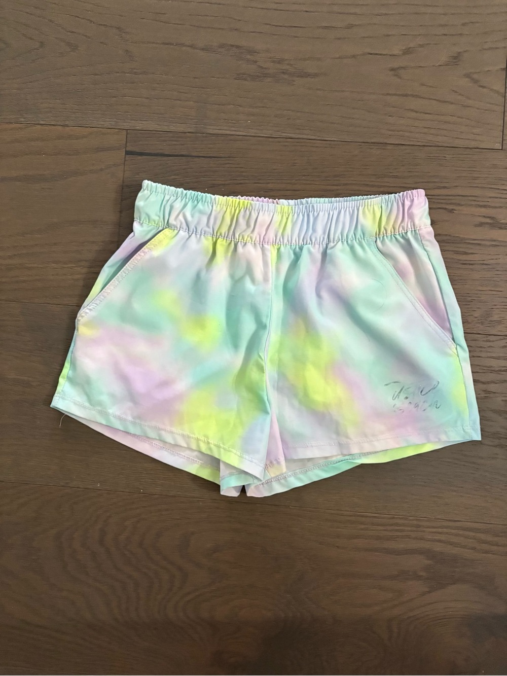 Justice girls rainbow shorts sz 10 VGUCc